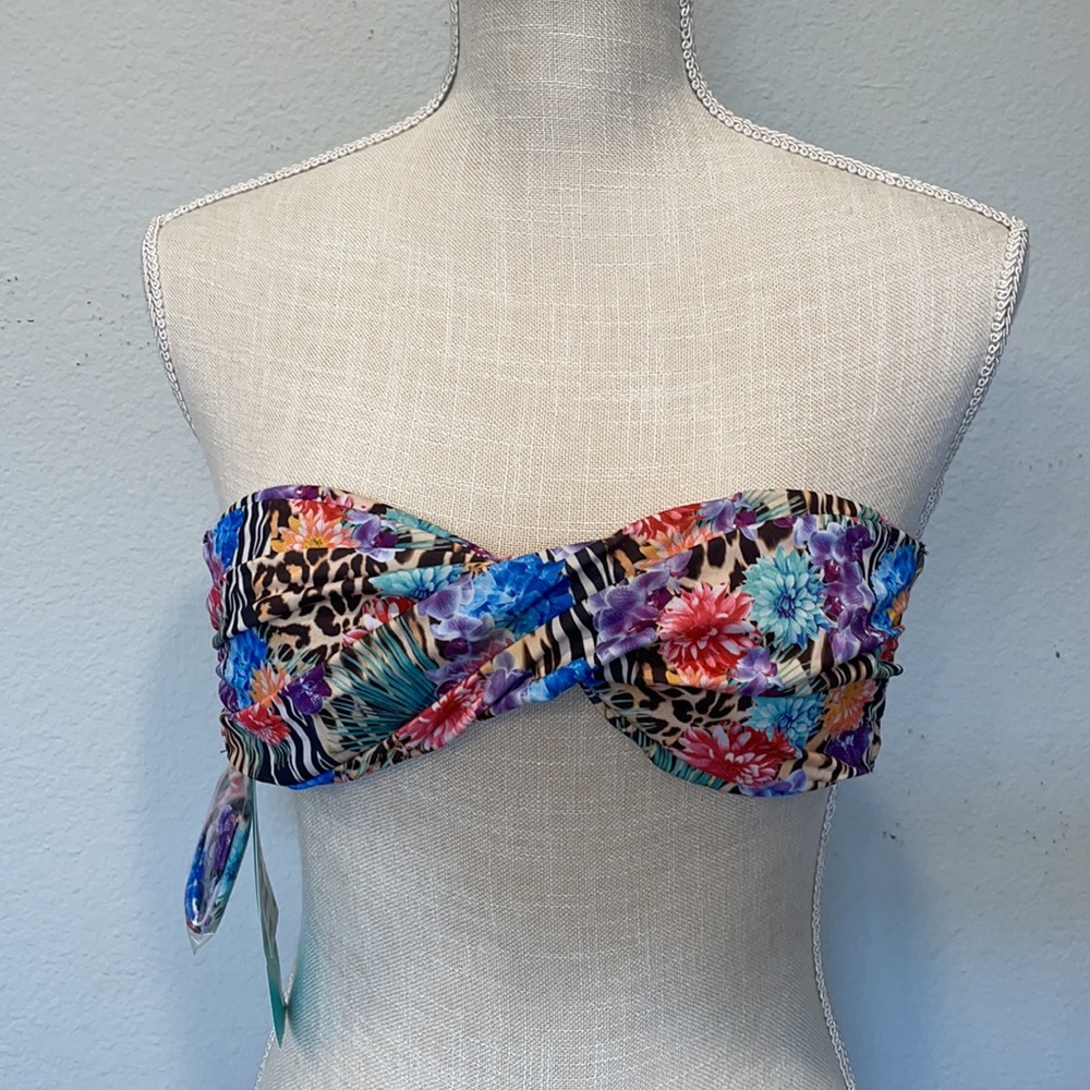 H&M Swimwear Bandeau Removable Straps 6